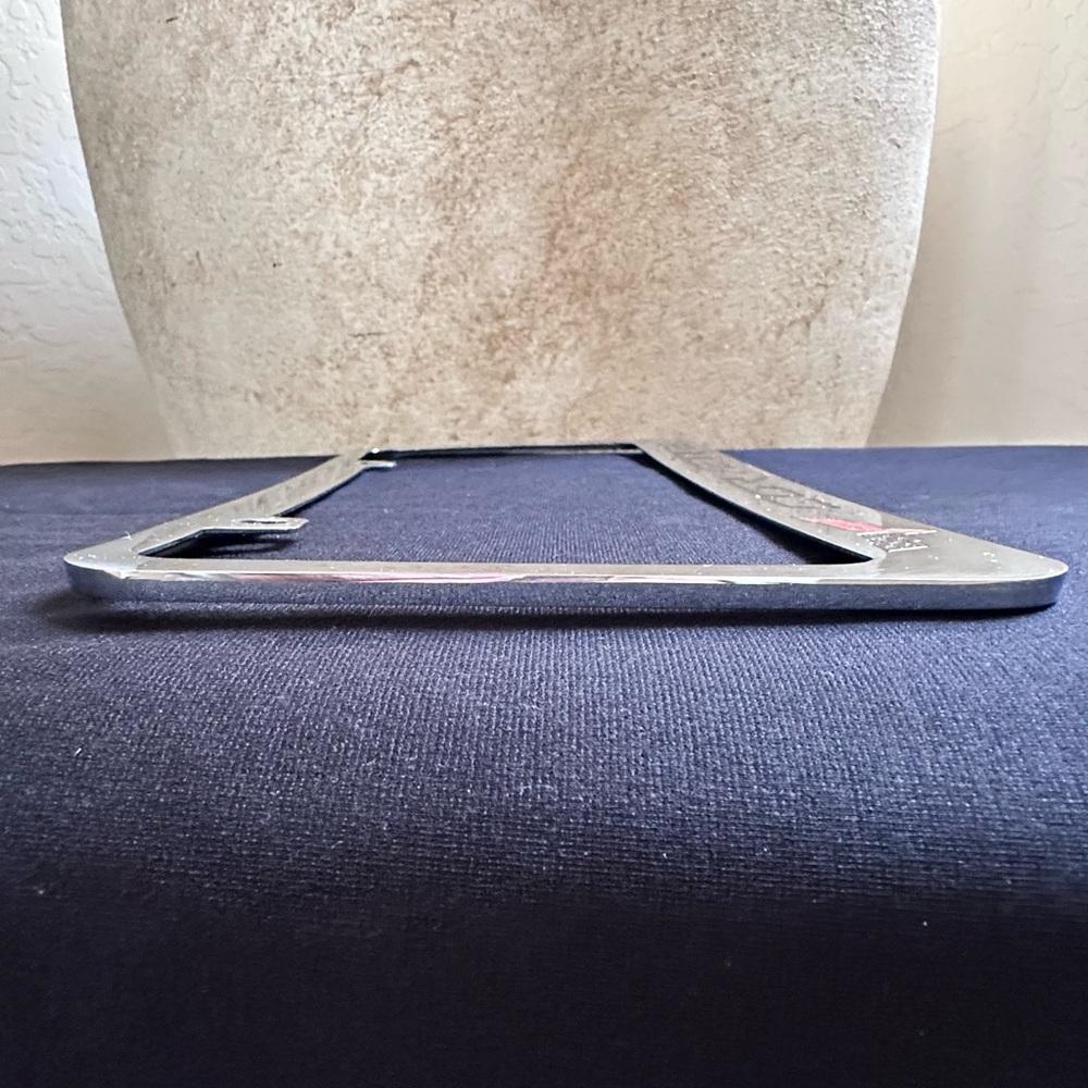 Beautiful C6 Polished Chrome Corvette License Plate Frame - Picture 5 of 12
